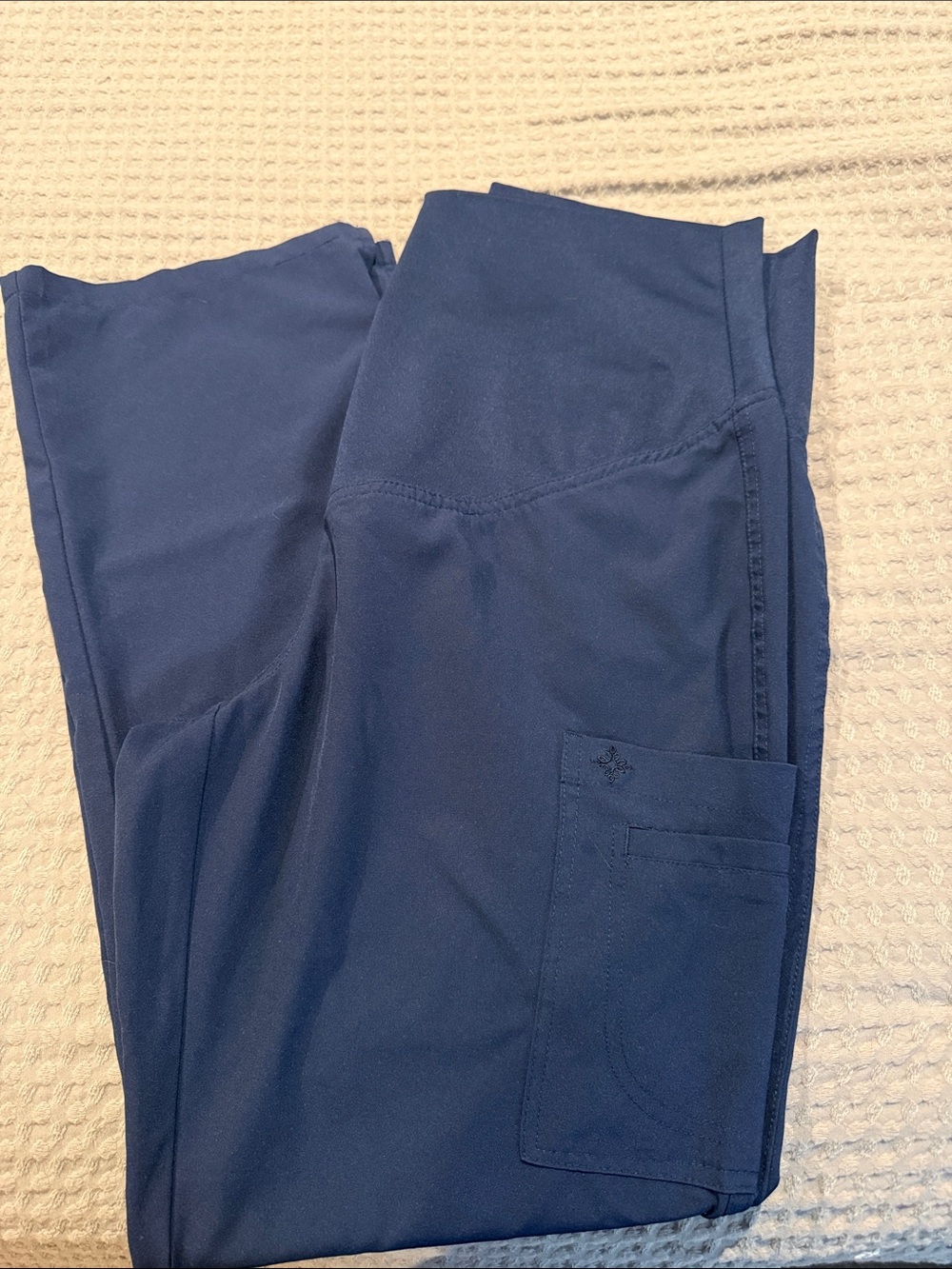 Med Couture Men's Navy Cargo Scrub Pants